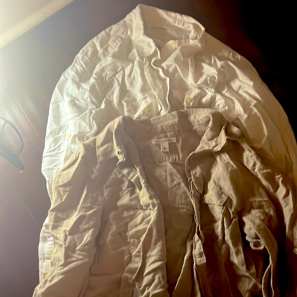 SOLD! 2 Banana Republic Button-Downs